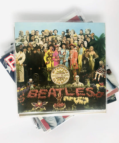 Naked Vinyl 50 x Vinyl Record Outer Sleeves 12" LP | Glass Clear & Made from High-Density Polypropylene | 12.75" x 12.75", 3 Mil Thick | Fits Most Double & Gatefolds