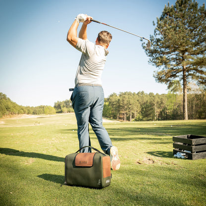 Kanga Insulated Cooler Bag - Soft Cooler Bag - 24 Pack Beer and Seltzer Drink Cooler - Insulated and Durability Tested - Kanga Kase Mate Cooler - Woody