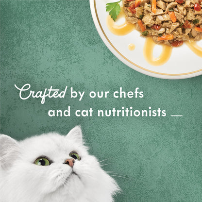 Purina Fancy Feast Medleys White Meat Chicken Primavera With Tomatoes, Carrots and Spinach in a Silky Broth - (Pack of 24) 3 oz. Cans
