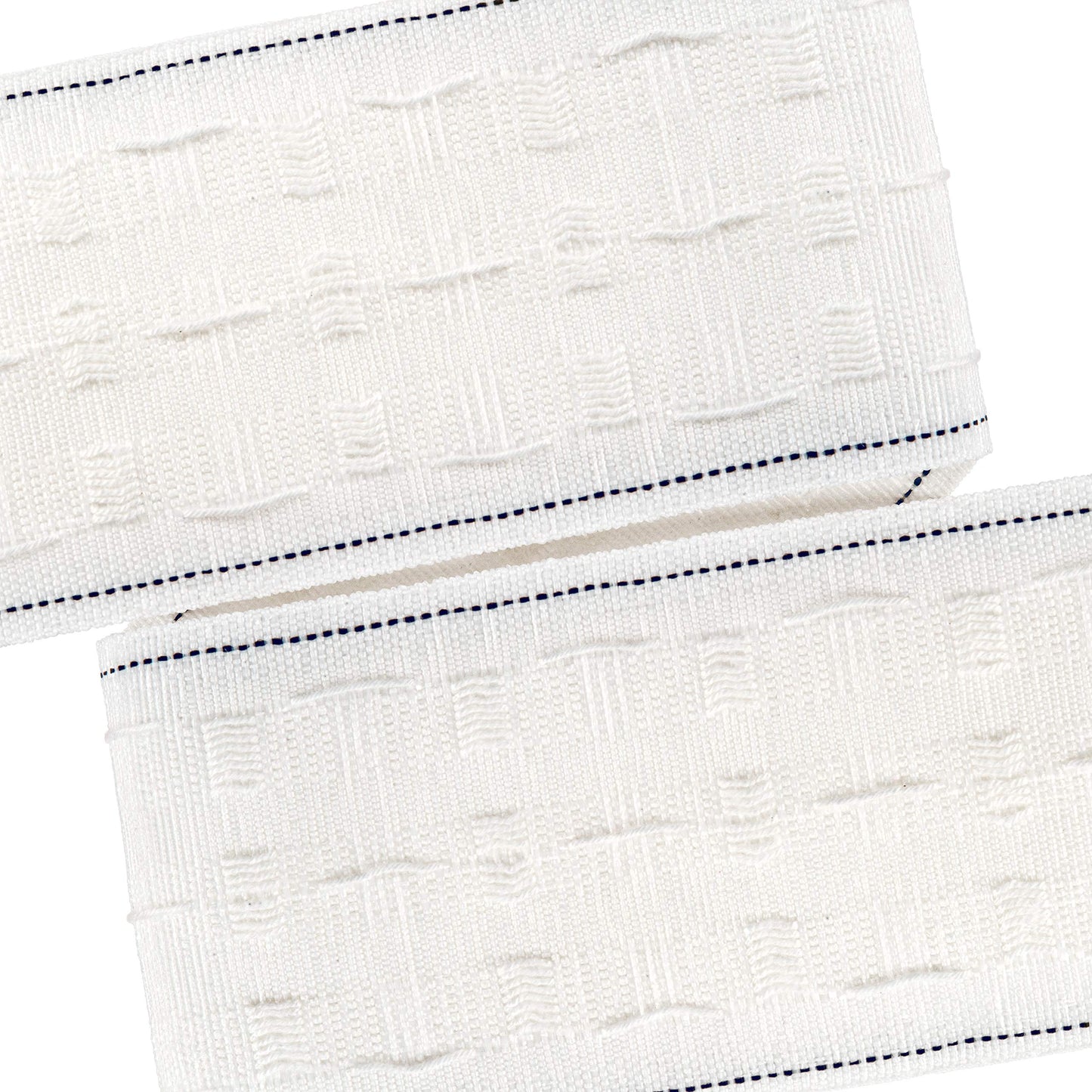 The Bead Shop Curtain Tape | White 75mm 3 Inch Header Tape 10 metres | Heading Tape for Pencil Pleat Curtains, Wave Curtains | Supplied A UK Brand