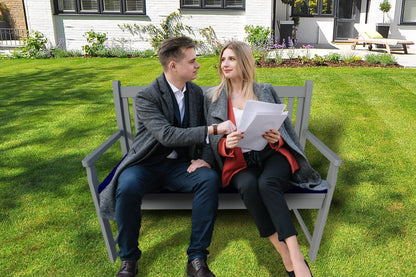 iStyle Mode Outdoor/Indoor Water Resistant 2 Seater Bench And Patio Furniture Padded Cushion ONLY Garden Furniture Pad 108cm x 45cm x 6cm thick (Navy)