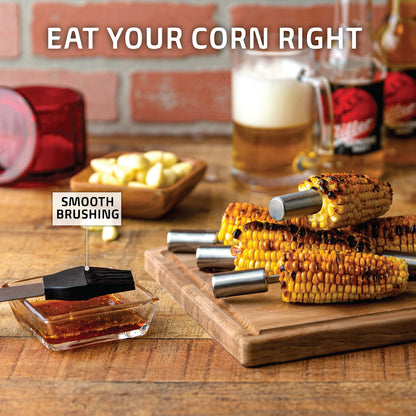 Kaluns Grilling Accessories, Dad Gifts for Fathers Day Grilling Gifts, Heavy Duty Stainless Steel BBQ Grill Tools Set for Outdoor Grill with Aluminum Case and Apron, Dad Birthday Gifts for Men Husband