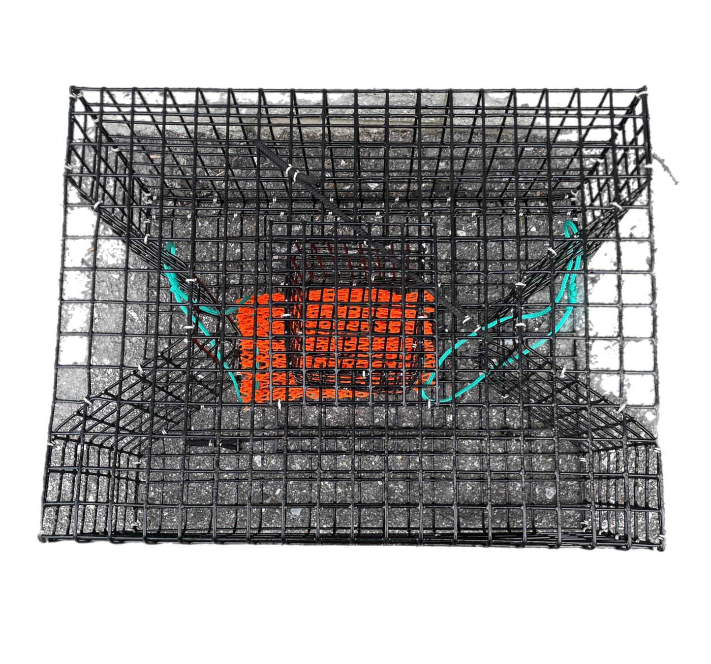 JOYFISH Pinfish Trap with MESH CHUM Bag, black