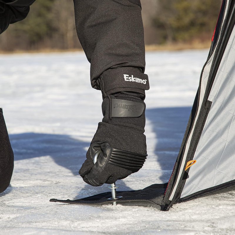 Eskimo Ice Shelter Anchors - Durable 2-Pack for Secure Ice Fishing
