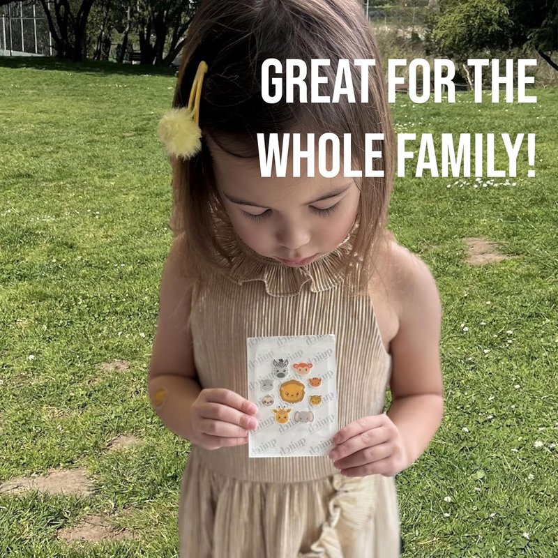 Mosquito Bite Relief Patches for Kids | Safari Animal Design - Effective Anti-Itch Solution for Summer Adventures
