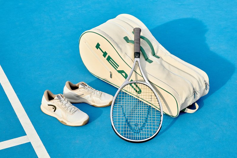 HEAD Arthur Ashe Racquet Bag L (9R) - White/Green