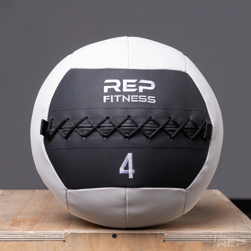 REP Weighted Slam Balls for Home Gym Fitness | 4 lb Soft Textured Medicine Ball Options | Heavy Sand-Filled Workout Weights for Strength, Core Training, Crossfit, Conditioning & Slam Ball Exercises
