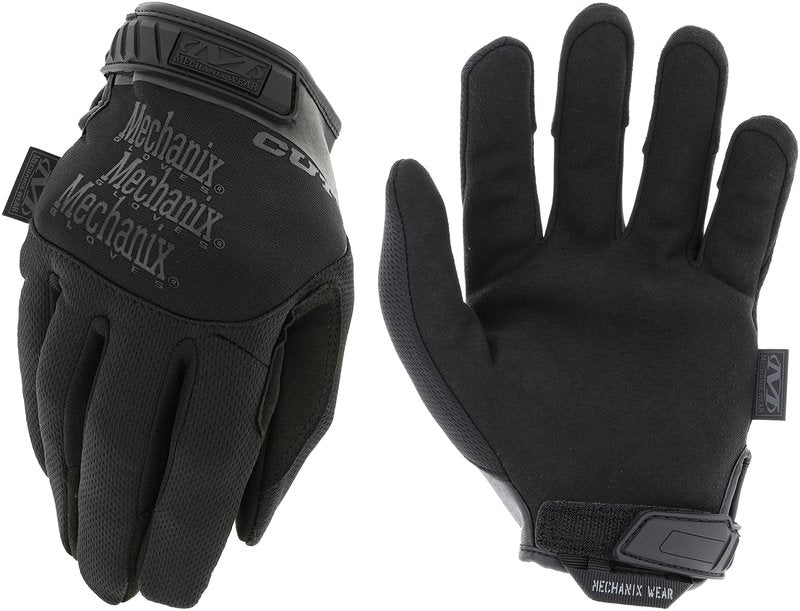 Mechanix Wear: Tactical Specialty Pursuit D5 Cut Resistant Covert Work Gloves (Small, All Black)