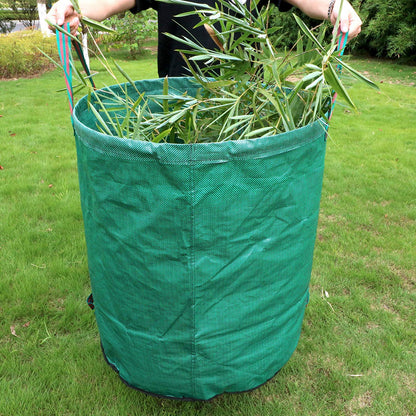 FLORA GUARD 3-Pack 272L Garden Waste Bags - Heavy Duty Garden Bags with Handles, Garden Sacks Reusable