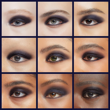 BEPHOLAN Single Matte Black Eyeshadow Palette,Cake Eyeliner Powder Goth Makeup Eyeshadow, Black Gothic Vampire Blood Makeup,Black Rose