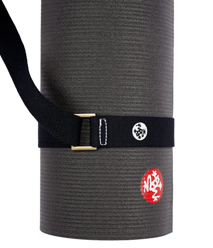 Manduka Yoga Commuter Mat Carrier - Eco-Friendly Cotton, Easy to Carry, Hands-Free, For All Mat Sizes, 68" x 1.5"