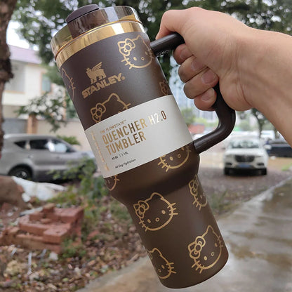 Plating Black Stanley Quencher H2.0 Tumbler – 40 oz Travel Cup