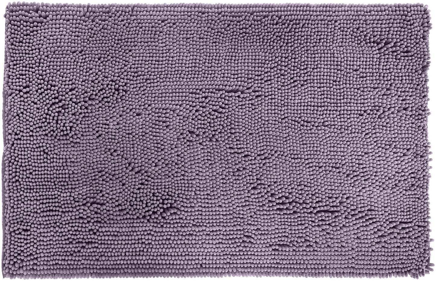 Amazon Basics Non-Slip Microfiber Absorbent Plush Shag Bathroom Rug Mat, Machine Washable, 21" x 34", Lavender