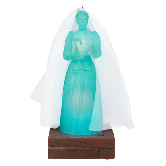 Hallmark Keepsake Christmas Ornament, Disney The Haunted Mansion Collection Constance Hatchaway With Light and Sound, Gifts for Disney Fans