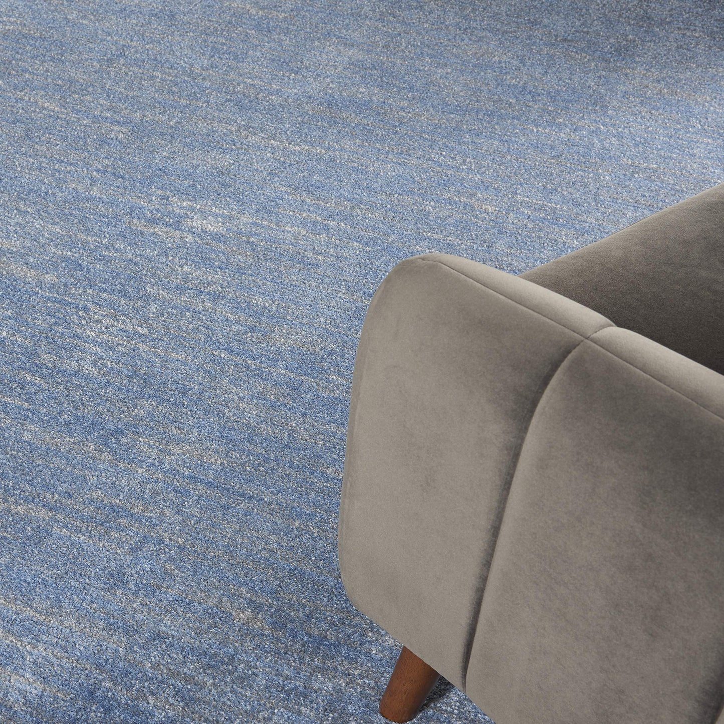 Nourison Home Nourison Essentials Blue Grey 7' x 10' Area Rug - Easy Clean, Non Shedding, Bed Room, Living Room, Dining Room, Kitchen (7' x 10')