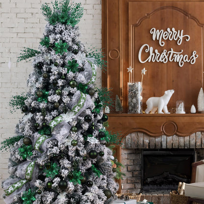 Christmas Ball Ornaments - 43pcs Shatterproof Christmas Tree Decorative Hanging Ornaments with Loop for Xmas Holiday Party Wreath Home Decoration (Dark Green)