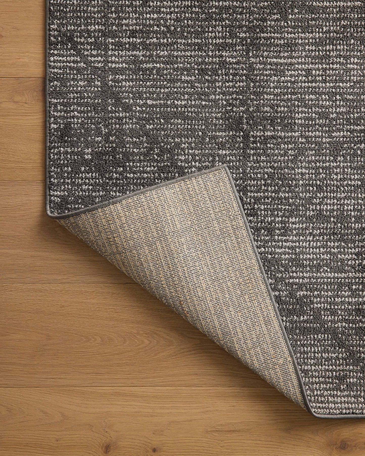 Loloi Kamala Collection KAM-06 Charcoal/Ivory 6'-7" x 9'-6" Area Rug