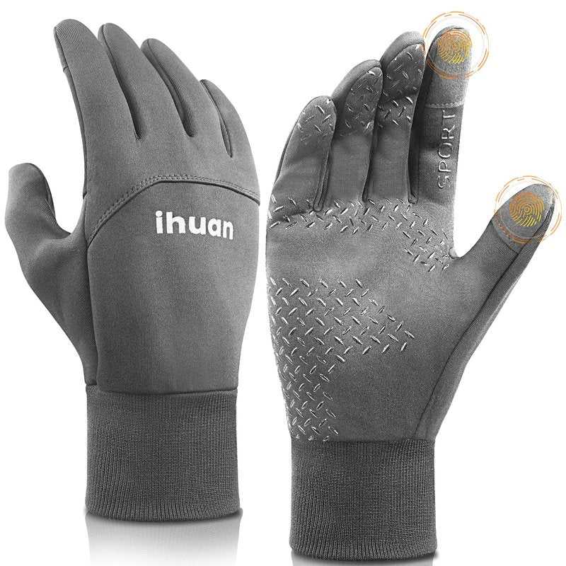 Winter Warm Snow Ski Gloves for Men Women Waterproof Running Cycling for Cold Weather, Thermal Windproof Material and Touch Screen Finger for Driving Snowboarding