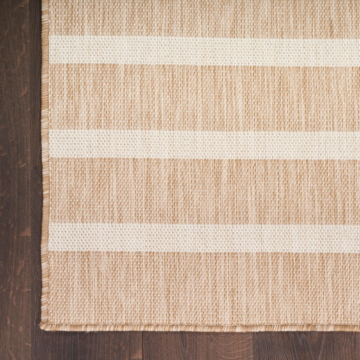 Nourison Home Positano Beige Ivory 7' x 10' Area Rug - Easy Clean, Non Shedding, Bed Room, Living Room, Dining Room, Kitchen (7' x 10')