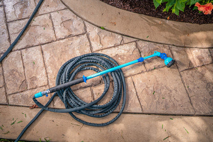 Aqua Joe AJ-WW10-T59 Telescoping 10-Pattern Metal Watering Wand w/180-Degree Angle Adjustable Head