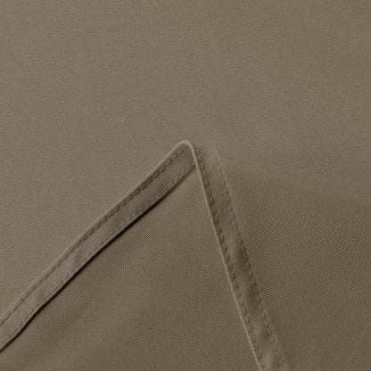 sancua Square Tablecloth - 70 x 70 Inch - Stain and Wrinkle Resistant Washable Polyester Table Cloth, Decorative Fabric Table Cover for Dining Tables, Buffet Parties and Camping, Taupe