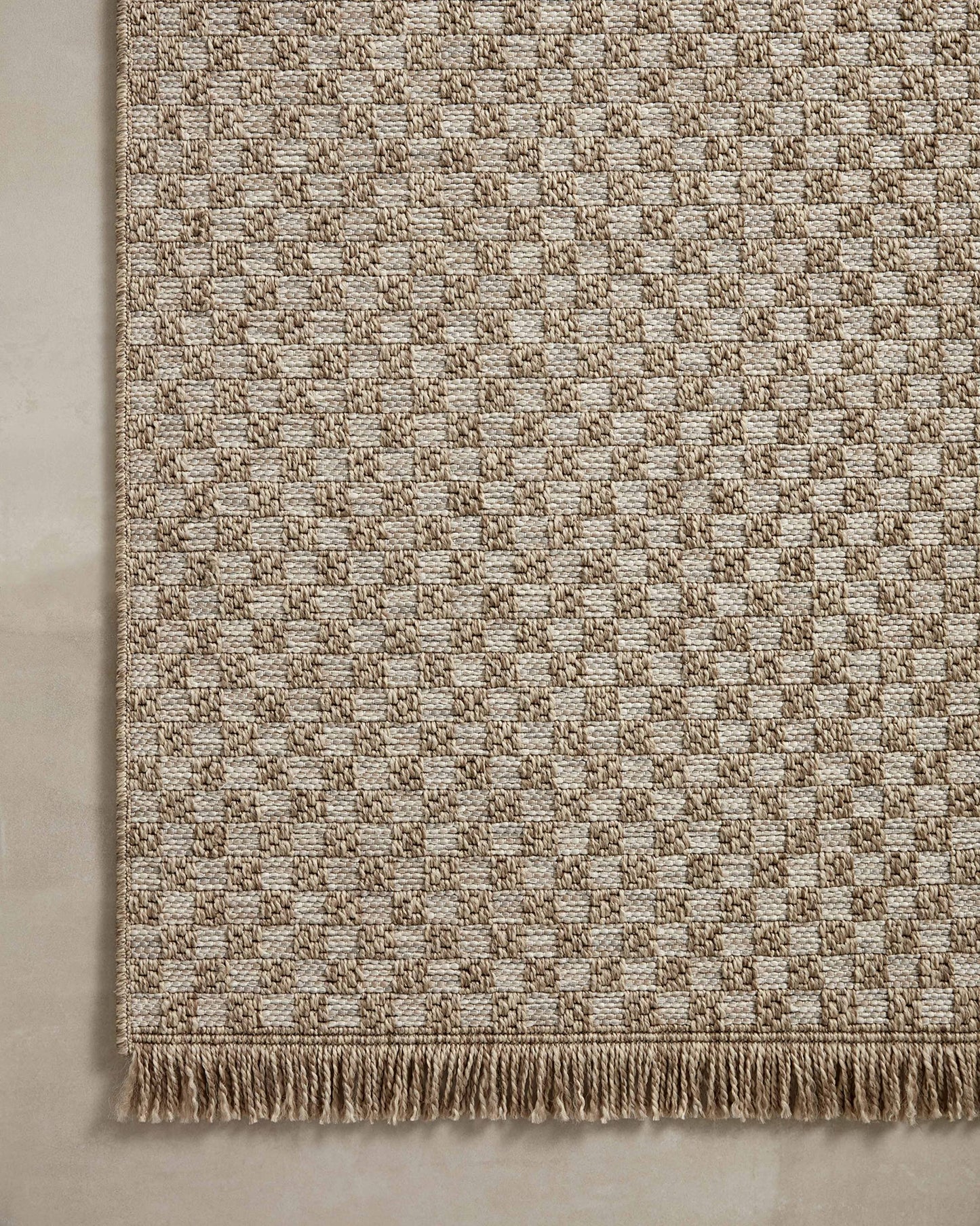 Loloi Dawn Collection Indoor/Outdoor DAW-02 Tan 7'-8" x 10' Area Rug