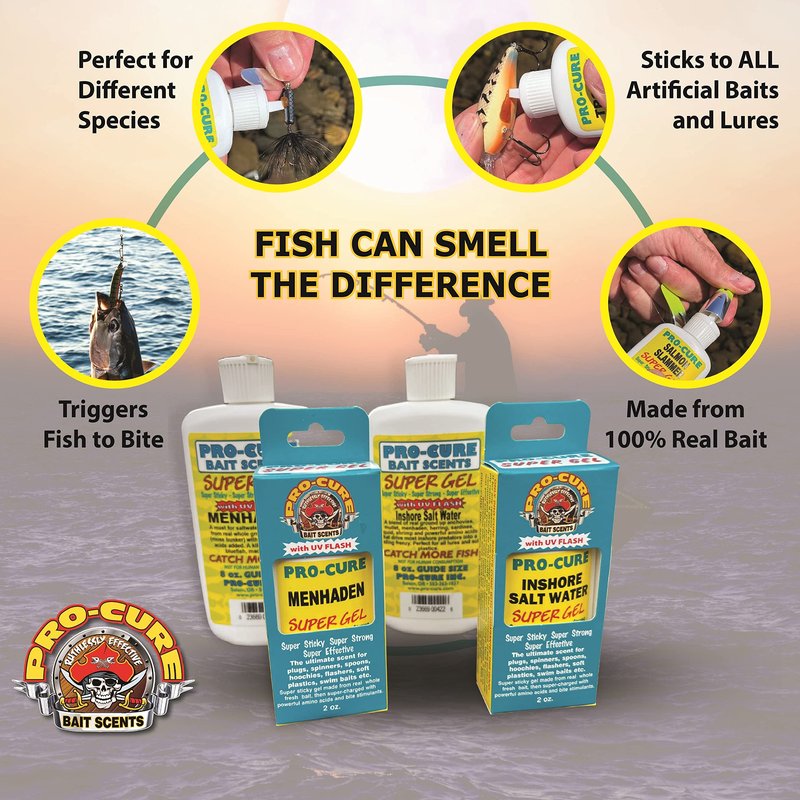 Pro-Cure Inshore Salt Water Super Gel, 8 Ounce