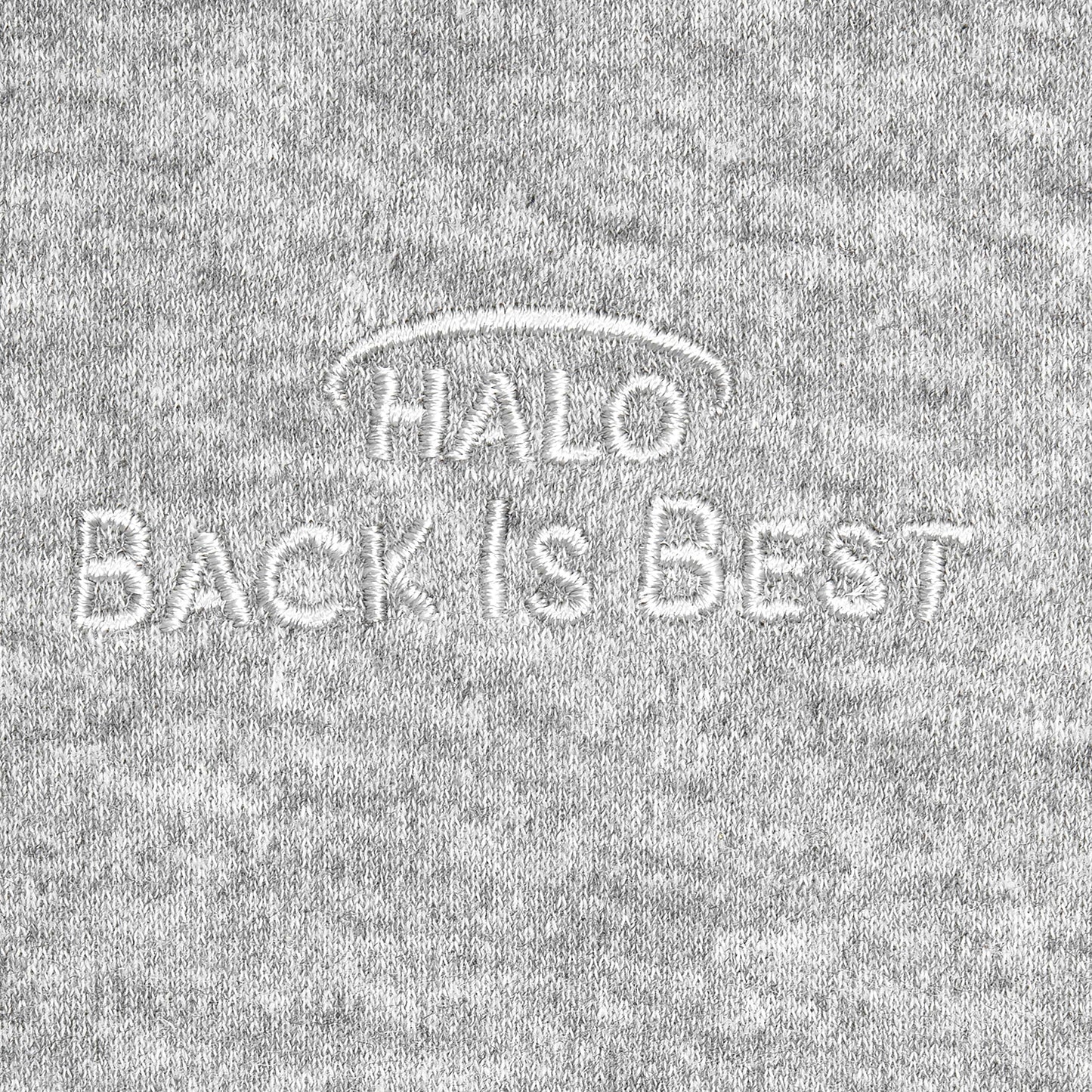 HALO Baby Sleeping Bag Swaddle | 1.5 TOG SleepSack | 100% Cotton, Heather Grey Sleeping Sack For Newborn Babies | Easy Zip Access Nappy Change | Wearable Blanket Grow Bag | Boys & Girls, 0-3 Months