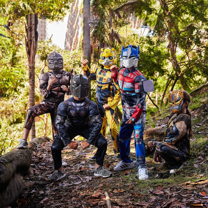 Disguise Optimus Prime Muscle Costume, Official Transformers Rise of the Beasts Costume and Mask, Medium (7-8)