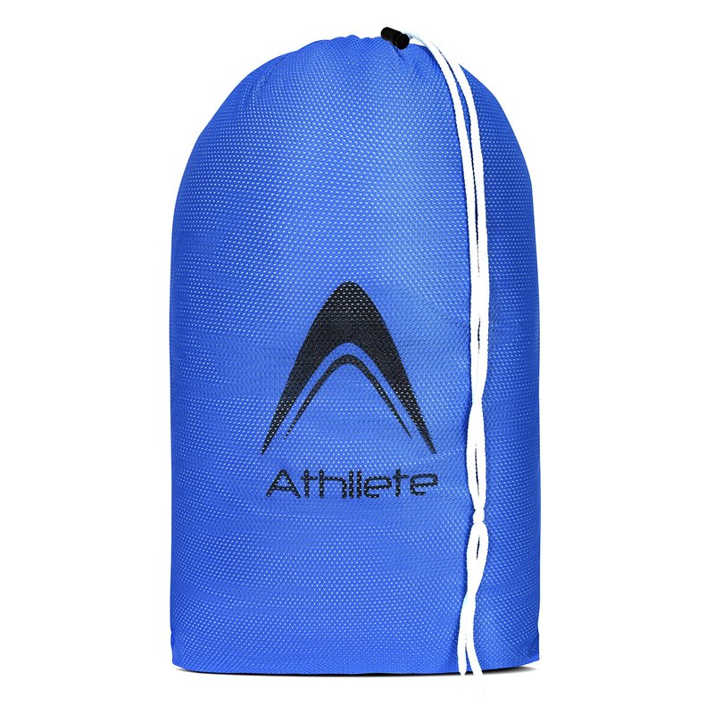 Athllete Youth Soccer Pinnies - Numbered 12 Pack, Lightweight, Breathable, Large