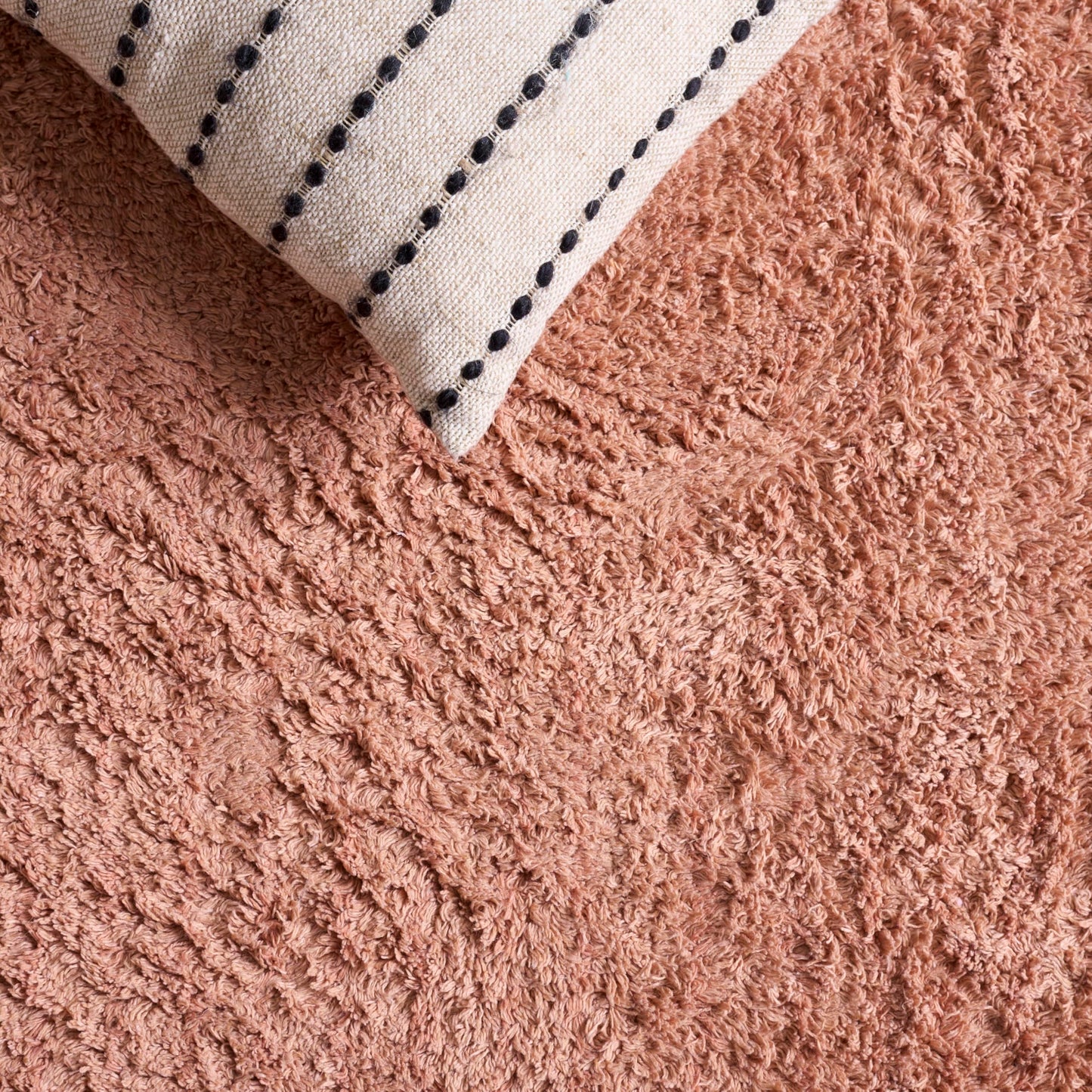 SAFAVIEH Washable Rug Easy Care Collection - 5' x 8', Rust, Handmade Cotton, Easy to Clean, Ideal for Living Room, Bedroom, Dining Space (ECR224P)