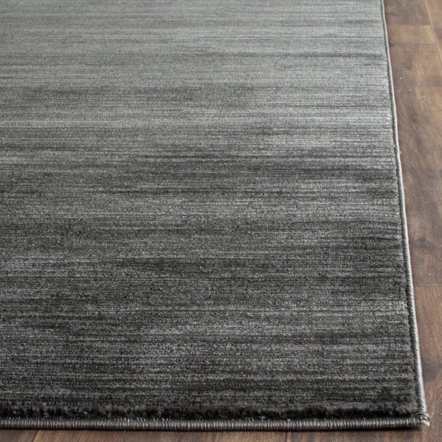 SAFAVIEH Vision Collection Area Rug - 8' Square, Grey, Modern Ombre Design, Non-Shedding & Easy to Clean, Ideal for Living Room, Bedroom, Dining Space (VSN606D)