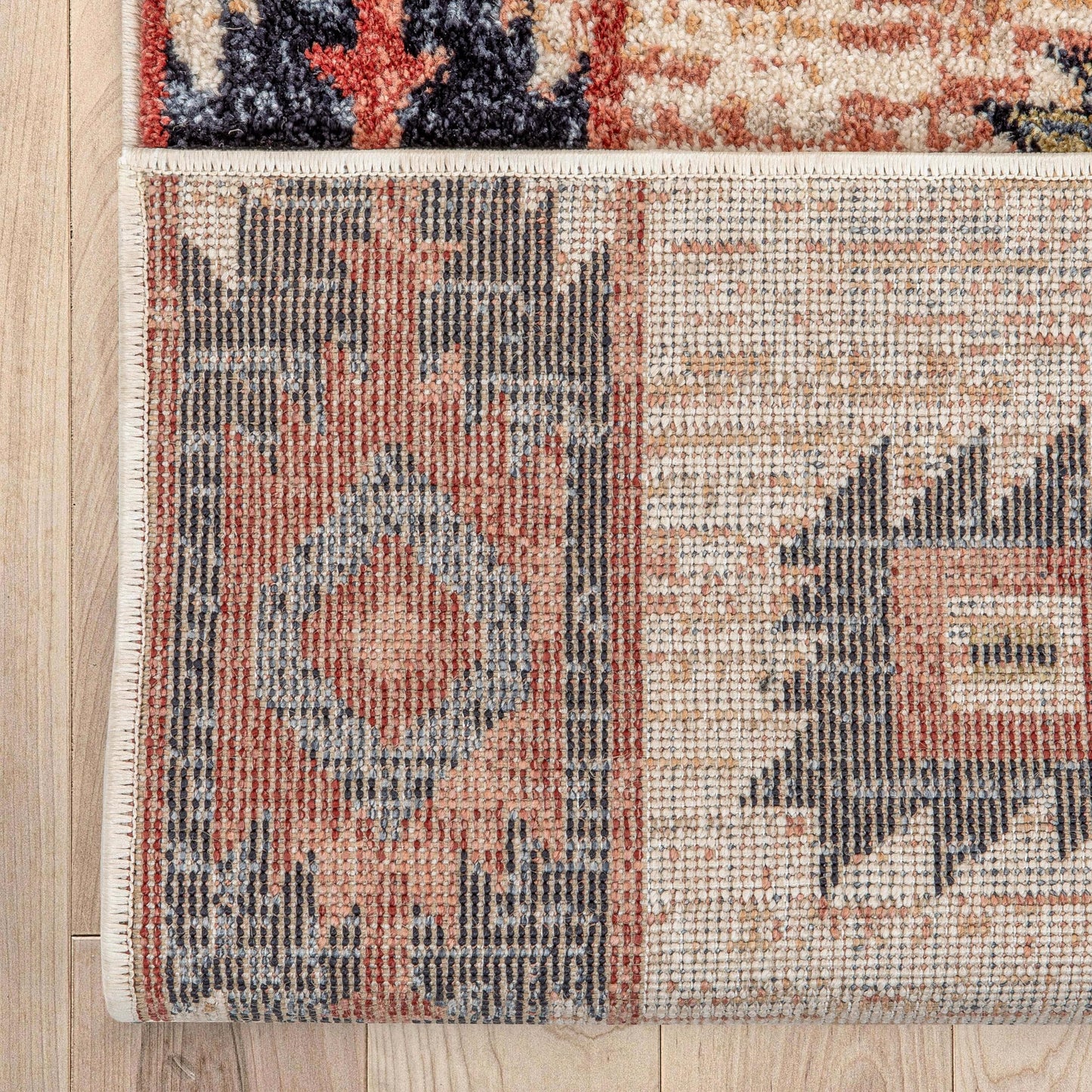 Well Woven Custom Size Hallway Stair Runner - Choose Your Length - Lizette Ivory Traditional Medallion 26 Inches Wide x 8 Feet Long Runner (26" x 8' Runner) Carpet