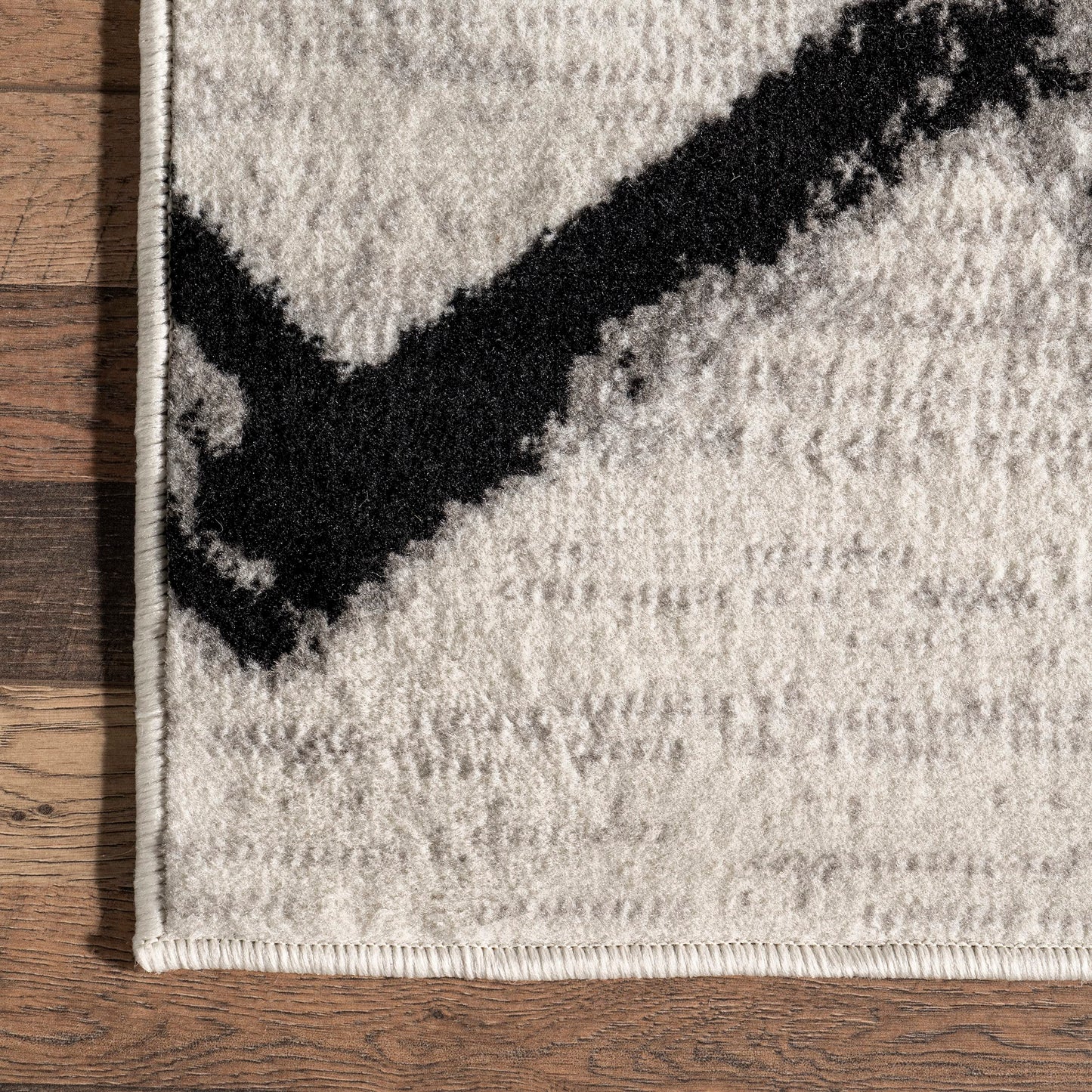 nuLOOM Addison Modern Chevrons Area Rug, 4x6, Grey