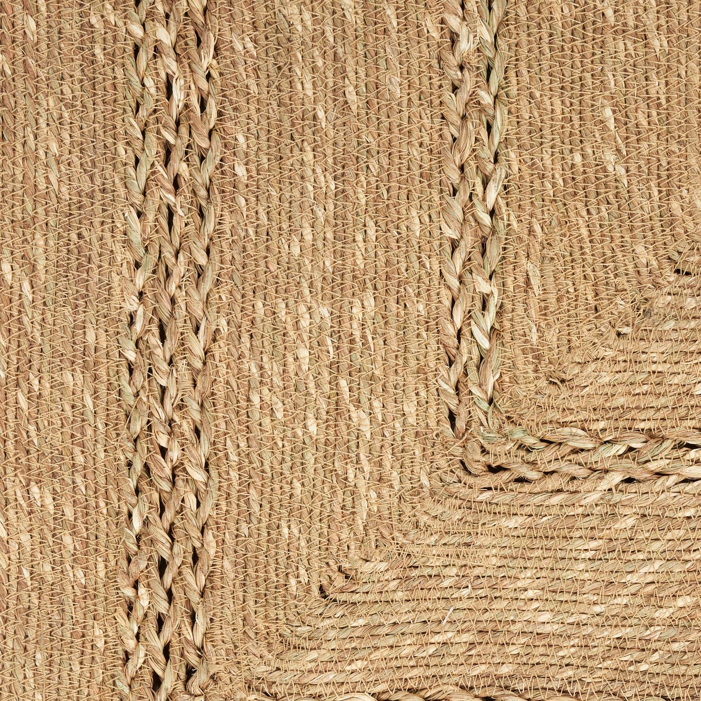 Nourison Home Natural Seagrass Natural 4' x 6' Area Rug - Easy Clean, Non Shedding, Bed Room, Living Room, Dining Room, Kitchen (4' x 6')