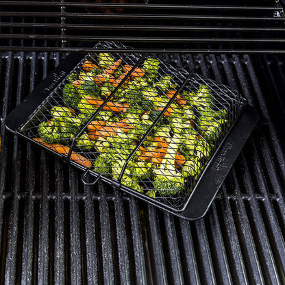 Char-Broil Non-Stick Grill Basket, Black,Silver