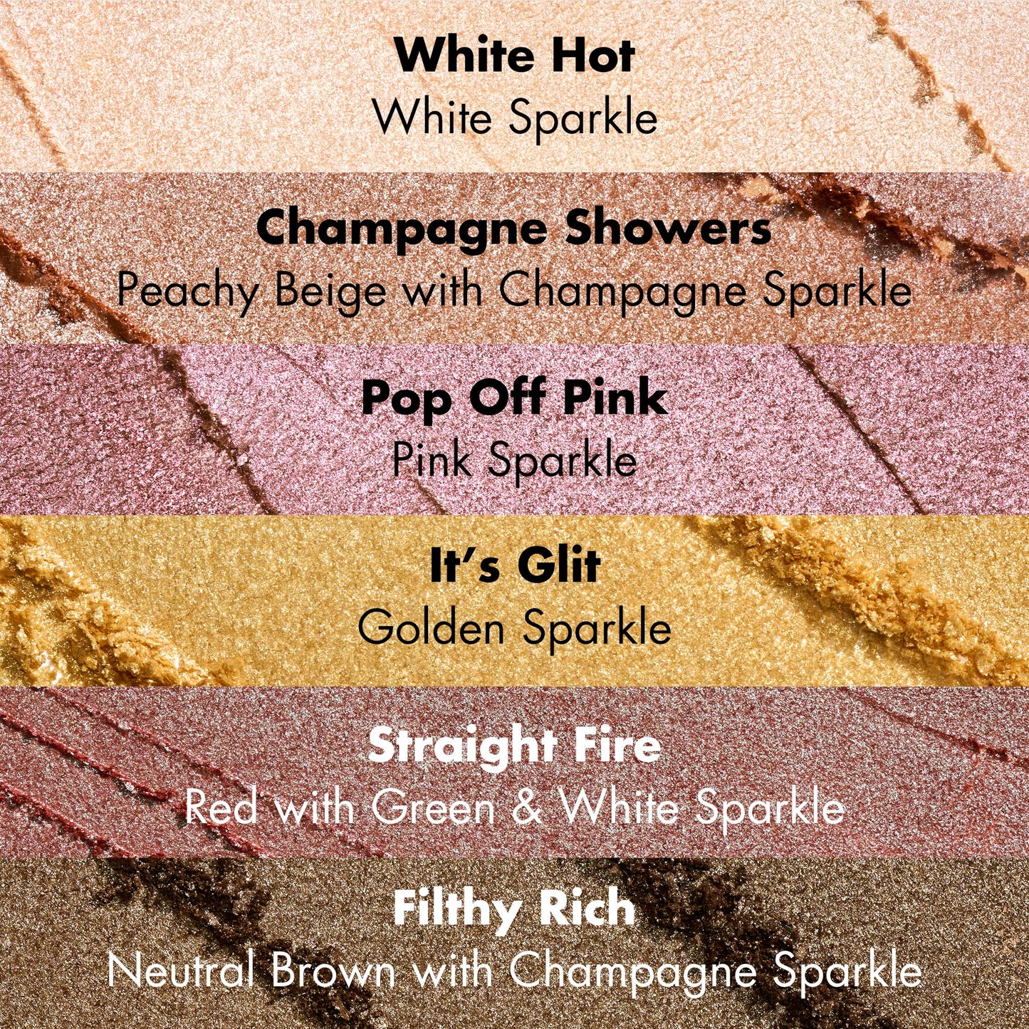 e.l.f. Fine As Fleck Glitter Eyeshadow, Long-Lasting Sheer Eye Makeup With A Shimmer Finish, Soft, Smooth Formula, Vegan & Cruelty-Free, White Hot