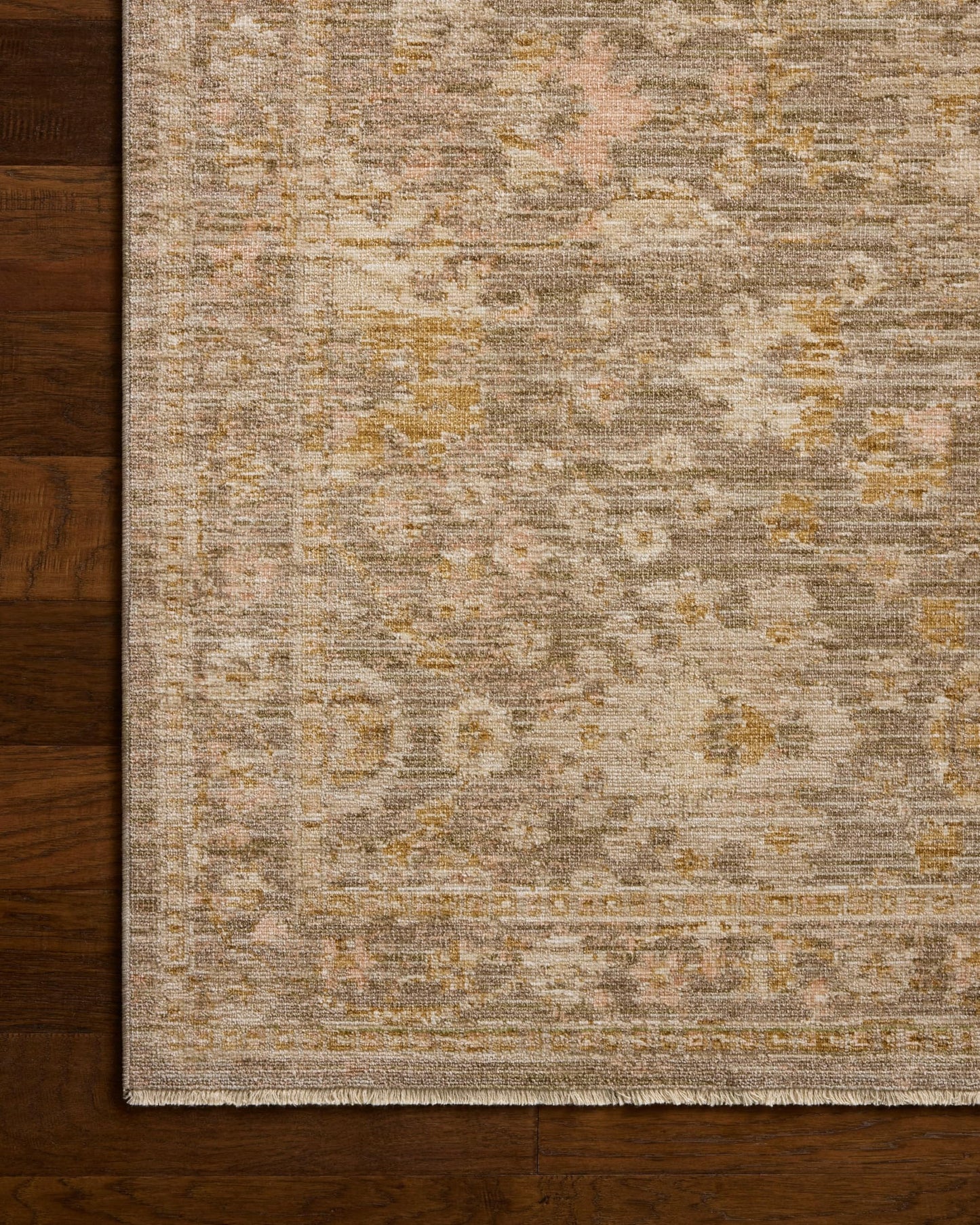 Loloi Elora Collection ELR-04 Bark/Spice 5'-0" x 7'-6" Area Rug