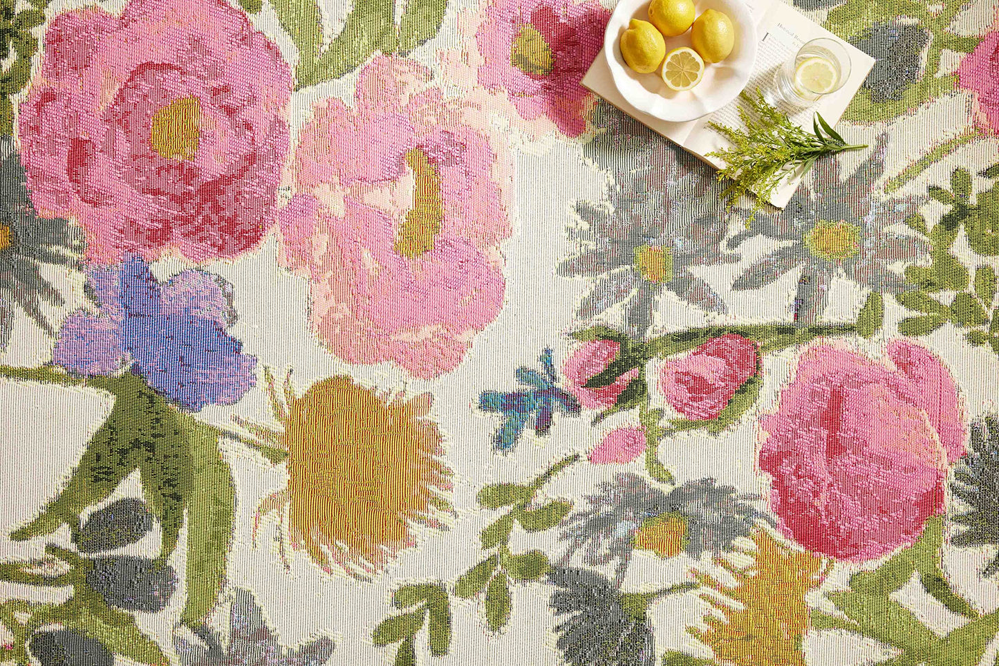 Loloi Botanical Collection BOT-01 Ivory/Multi 3'-11" x 5'-11" Accent Rug