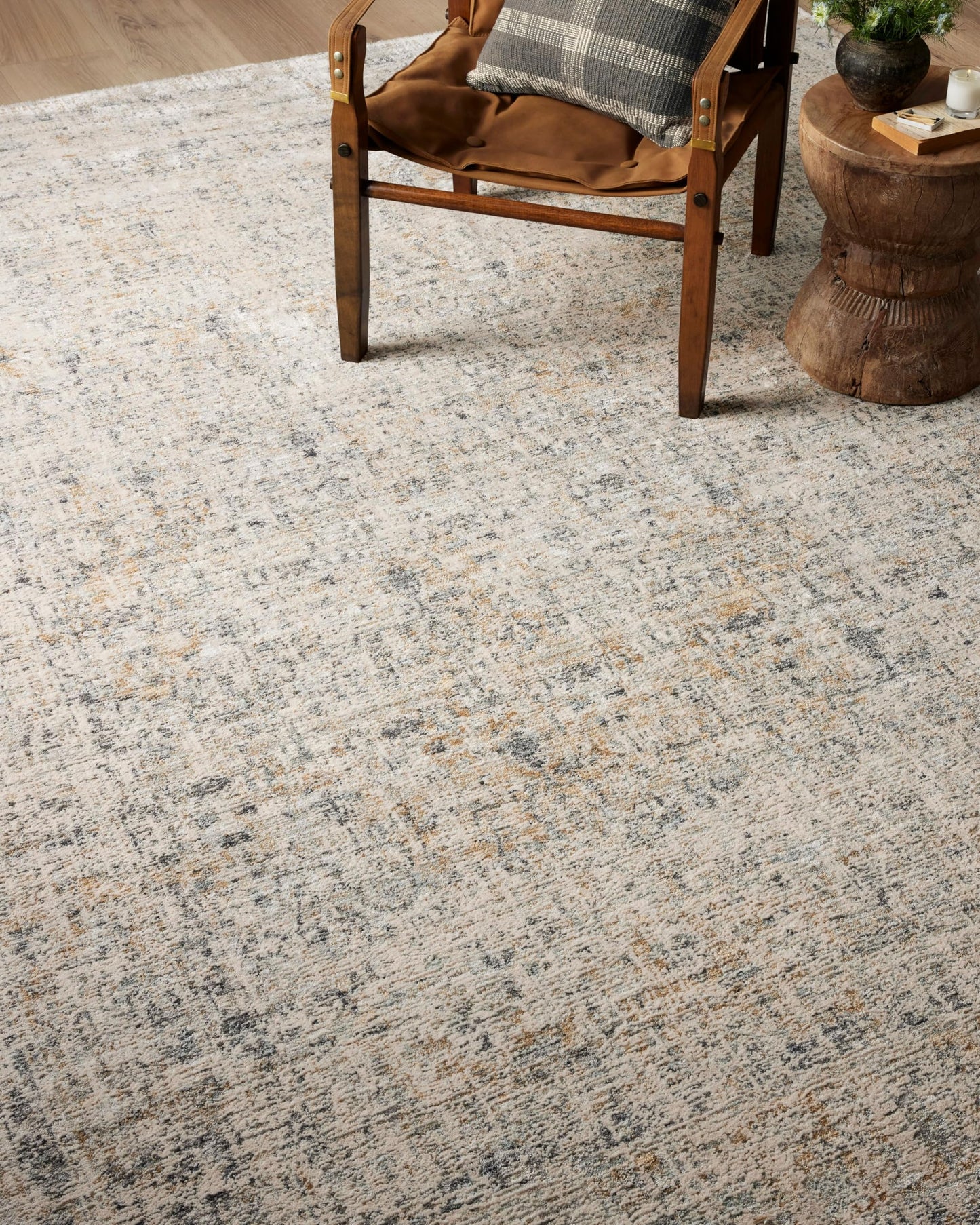Loloi Amber Lewis Alie Collection ALE-02 Sand/Sky 5'-3'' x 7'-9'', .13'' Pile Height, Area Rug