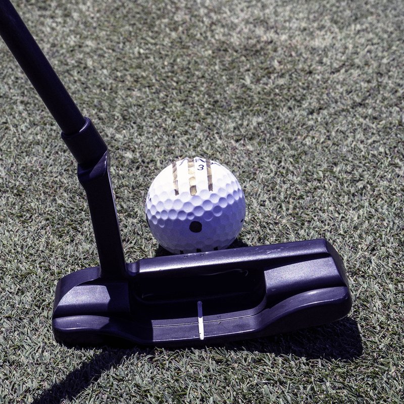 VISUALIZE Tri-Line Connect Golf Ball Line Marker Tool Kit, 3 Alignment Stencils with Marker Pen, 3-Line Putting Alignment Aid and Golf Training Accessory