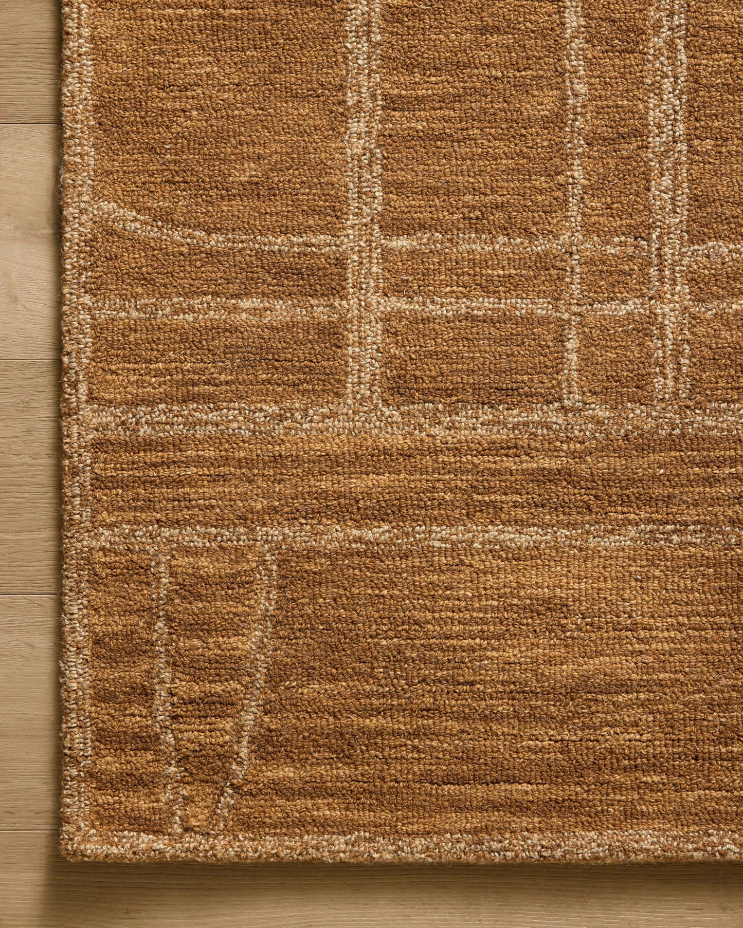 Loloi Jeremiah Brent Barrow Collection BAR-03 Clay/Natural 7'-9" x 9'-9" Area Rug