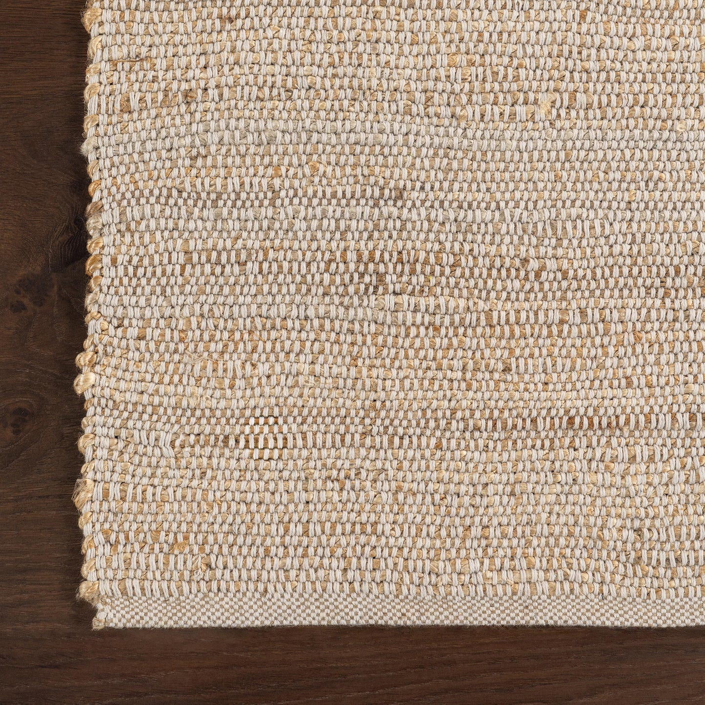 nuLOOM 12x15 Elfriede Jute & Cotton Hand Woven Area Rug, Natural, Solid Rustic Farmhouse Style, Weaved Design, Natural Fiber, For Bedroom, Living Room, Dining Room, Hallway, Office, Entryway