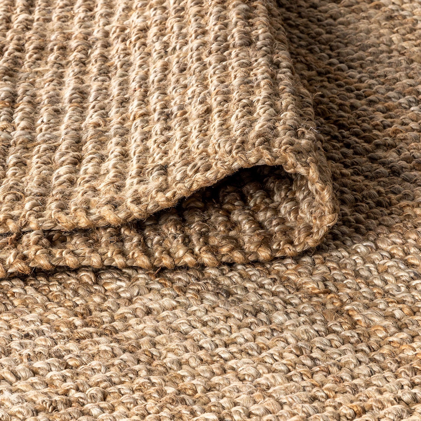 JONATHAN Y Handwoven Jute Fringe Natural Indoor Area Rug, 8x10, Pata, Bohemian, Rustic, Cottage, Easy-Cleaning for Living Room, Bedroom, Kitchen, Non-Shedding (NRF103A-8)
