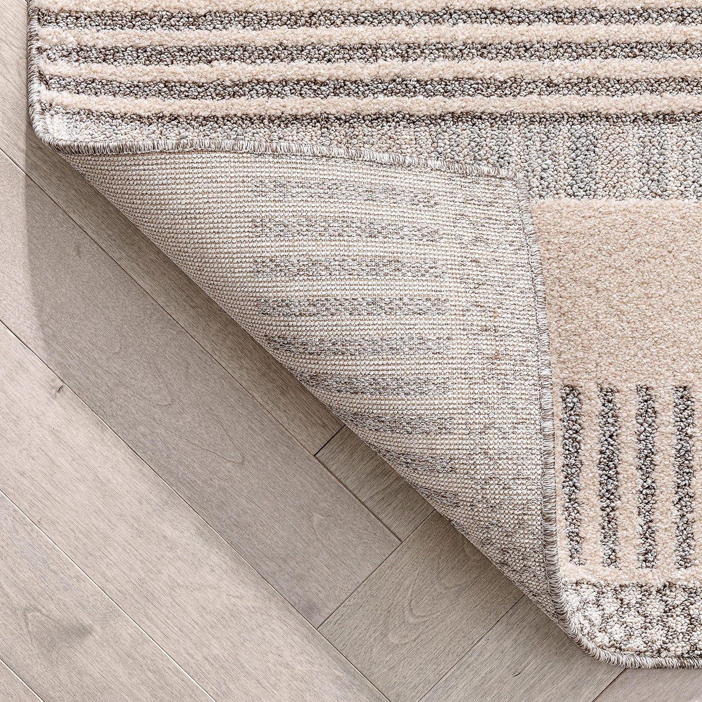 Well Woven Brer Beige Abstract Geometric Tribal Area Rug 3x5 (3'11" x 5'3")