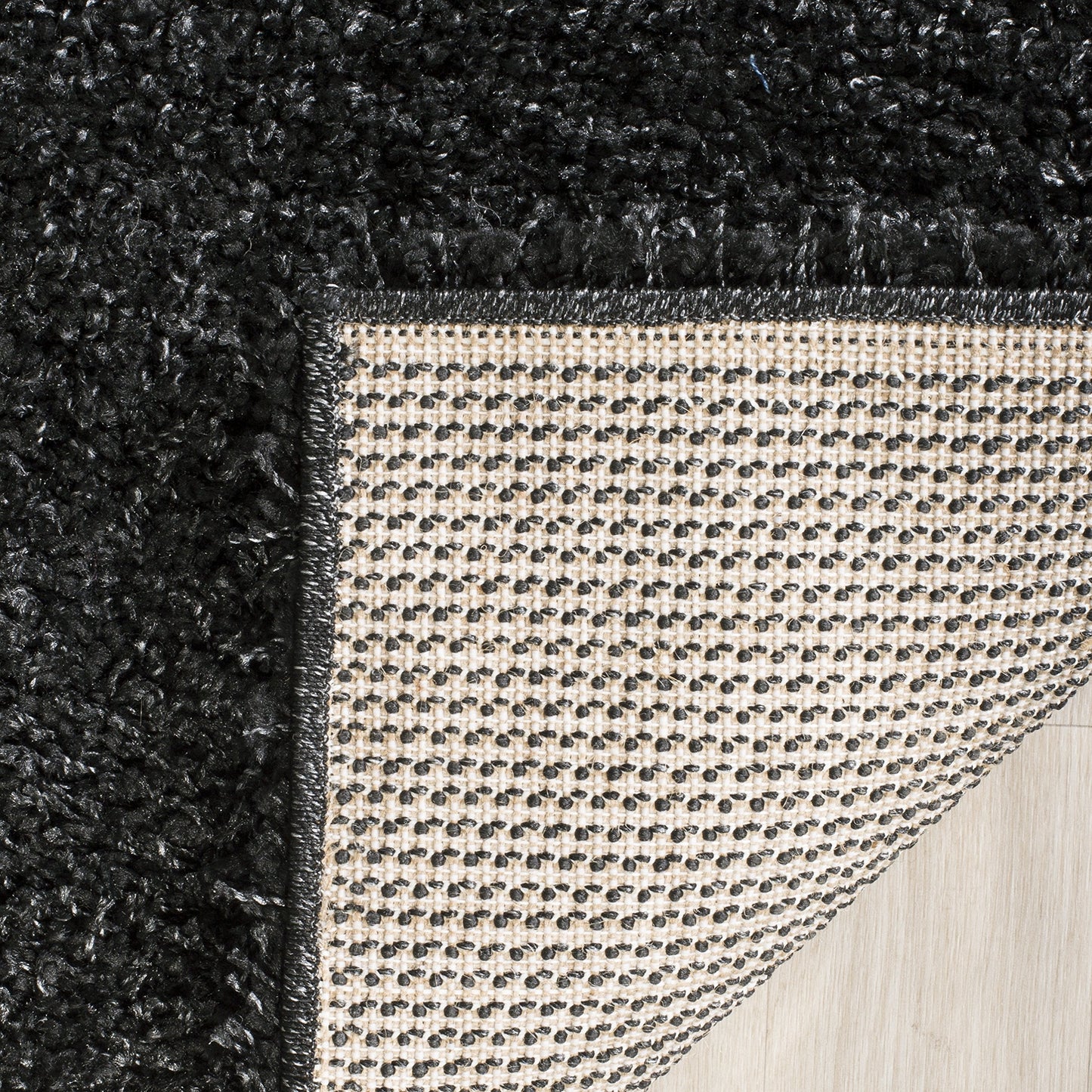 SAFAVIEH California Shag Collection Area Rug - 8' x 10', Black, Non-Shedding & Easy to Clean, Ultra Plush Thick Pile, Ideal for Living Room, Bedroom, Dining Space (SG151-9090)