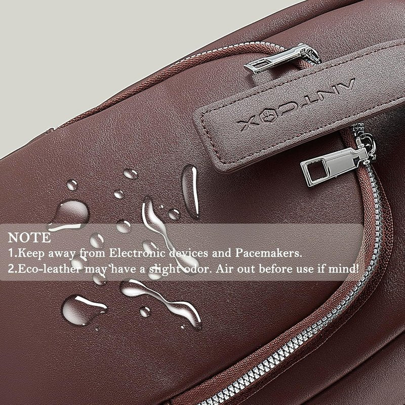 Sling Bag for Men & Women - Magnetic Closure EDC Crossbody Bag | Concealed Carry with Holster (Dark Brown)