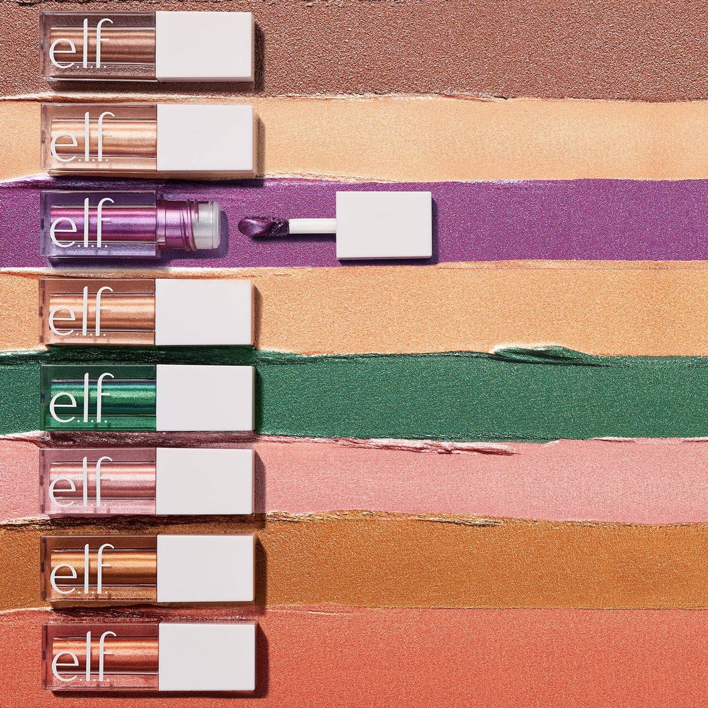 e.l.f. Liquid Metallic Eyeshadow, Quick-Drying, Long-Lasting, Gel-Based Formula For One-Swipe Pigmented Coverage, Vegan & Cruelty-Free, Aurora