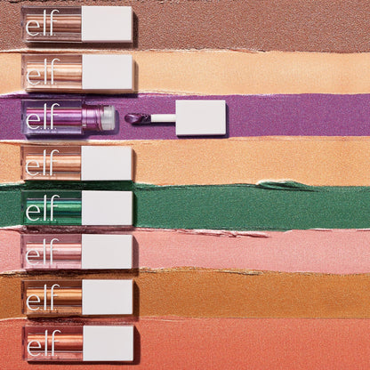 e.l.f. Liquid Metallic Eyeshadow, Quick-Drying, Long-Lasting, Gel-Based Formula For One-Swipe Pigmented Coverage, Vegan & Cruelty-Free, Aurora