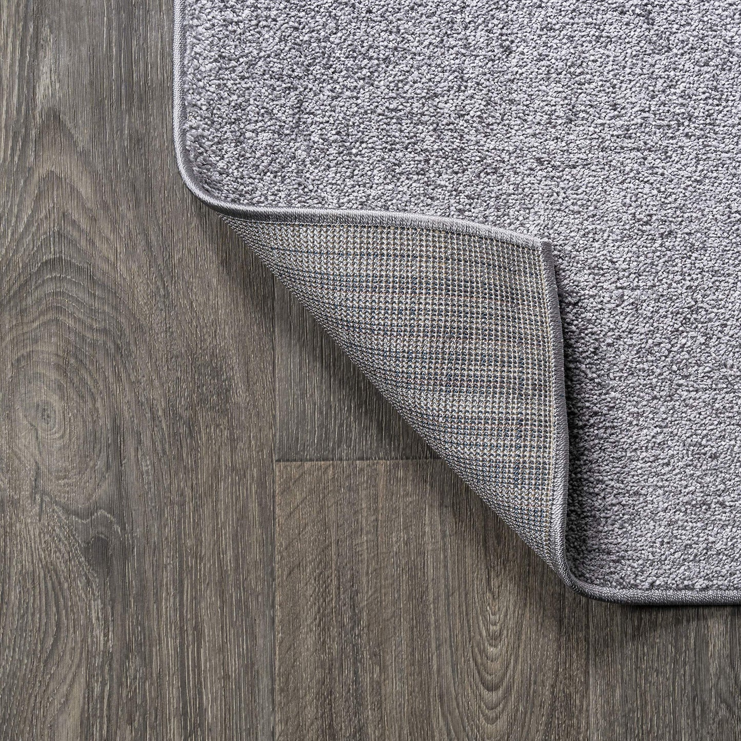 JONATHAN Y Haze Solid Low-Pile Gray Indoor Area Rug 3x5, Coastal,Bohemian,Minimalist,Classic, Easy-Cleaning for Living Room,Bedroom,Kitchen,Pet Friendly,Non-Shedding (SEU100A-3)